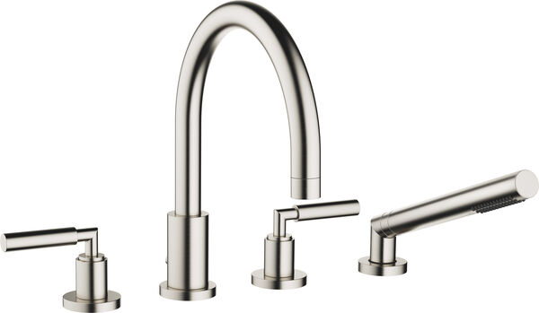 Batteria di riempimento Dornbracht Tara. 4-fori, con leve di comando, bocca, s 220 mm, inversore image number 0