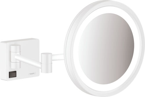 Specchio per cosmetica Hansgrohe AddStoris Bianco opaco
