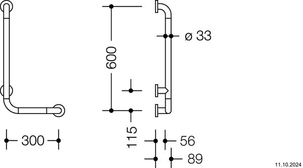Winkelgriff Hewi 801 lichtgrau image number 1