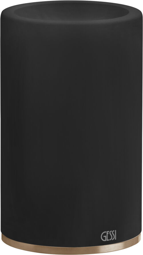 Portabicchiere Gessi 316 Warm steel brushed Flessa