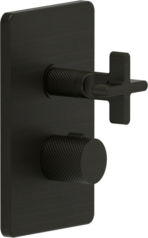 Miscelatore da bagno-set di montaggio finale Gessi Inciso &frac12;" Aged bronze