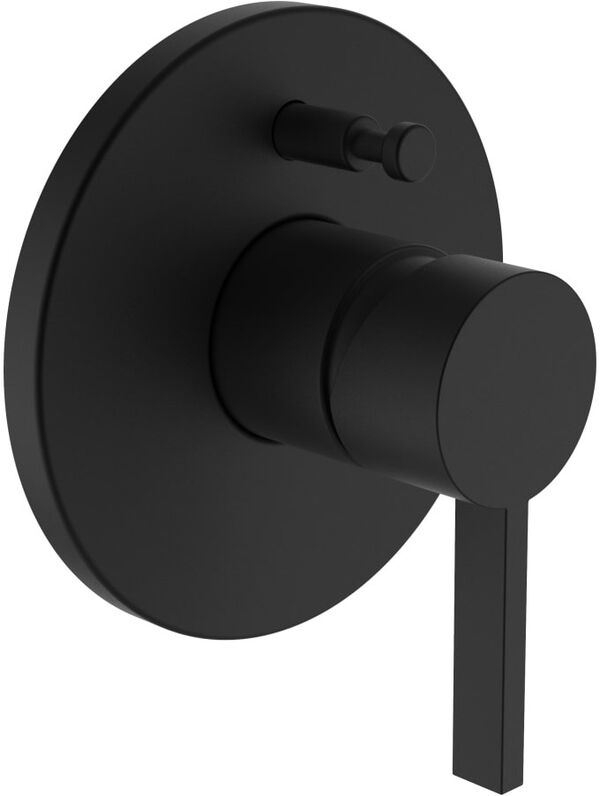 Bademischer-Endmontageset Laufen Kartell &frac12;" Titanschwarz&nbsp;matt PVD image number 0