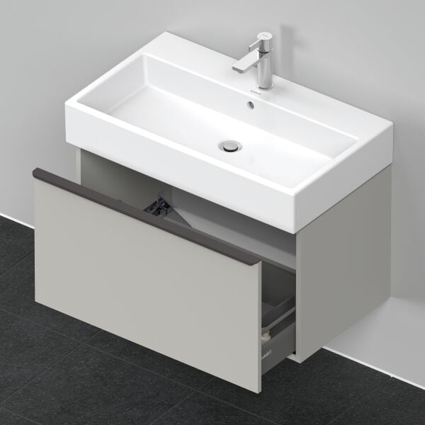 Waschtischmöbel Duravit D-Neo Betongrau matt image number 3