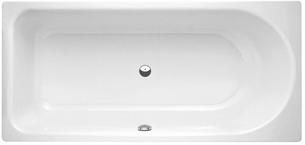 Vasca da bagno Schmidlin Ocean 160 x 70 cm, profondità 45 cm parte dorsale a destra, in acciaio image number 0