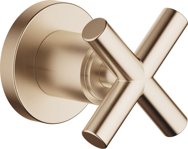 Absperrventil-Griffset Dornbracht Tara. ½", ½", Rosette rund, mit Kreuzgriff, ohne Einbaukörper image number 0