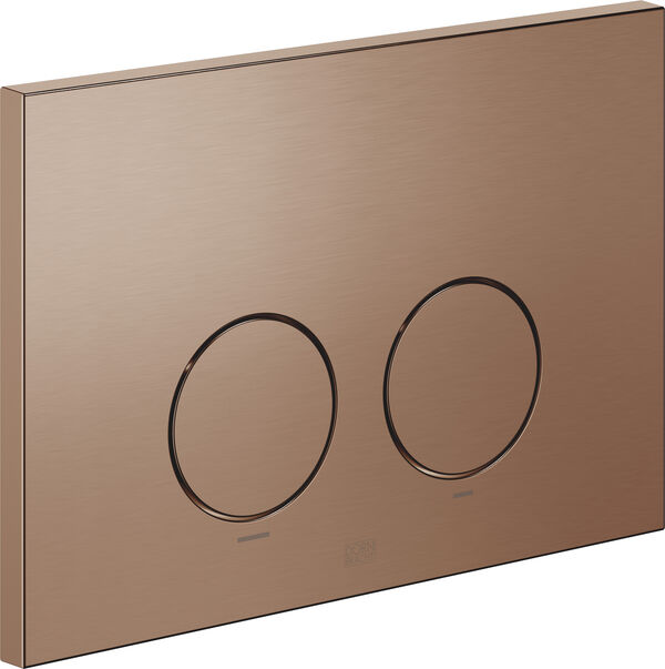 Plaque de d&eacute;clenchement Dornbracht Bronze bross&eacute; image number 0