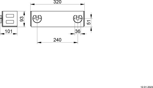 Duschablage Keuco weiss RAL 9010 image number 1