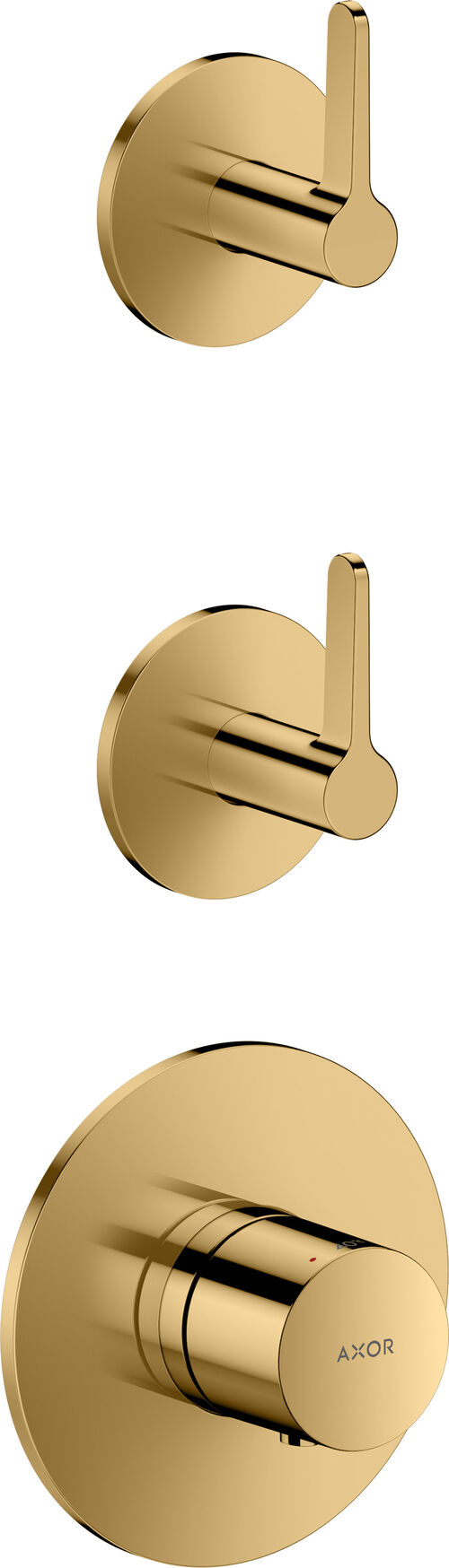 Duschsystem Axor One Brushed brass