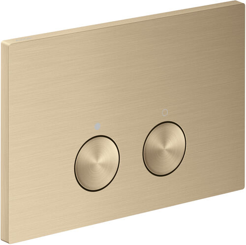 Placca di comando Axor FlushPlate Brushed bronze
