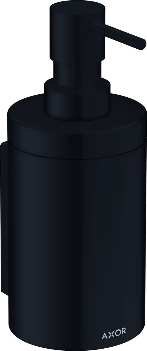 Distributeur de savon liquide Axor Universal Circular noir mat