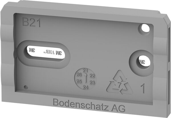 Flangia murale Bodenschatz Adesio, Chic 22 per incollare/forare (BA21XX821) image number 0