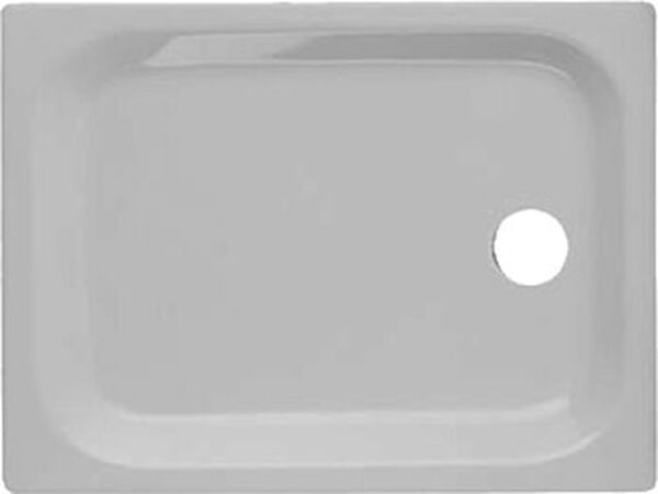 Vasca da doccia Schmidlin Vario, 97 - 105 x 67 - 110 x 2,5 cm, isolazione fonica, in acciaio, foro image number 0