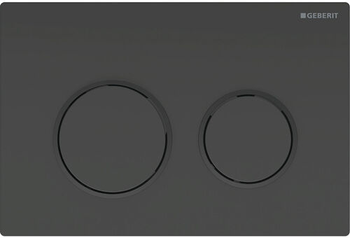 Betätigungsplatte Geberit Omega20 round schwarz
