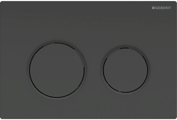 Placca di comando Geberit Omega20 round, comando per risciacquo parziale o completo image number 0