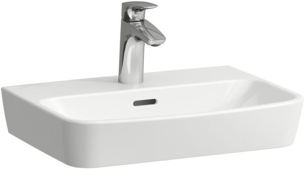 Lavamani d&rsquo;appoggio Laufen Moderna R, senza foro per rubinetteria, 48 x 36 cm, altezza 9 cm, con image number 0