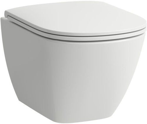 Wand-Klosett Laufen Lua compact rimless weiss Cleaneffekt