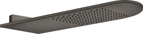 Regenbrause Gessi 316, &frac12;" Black metal brushed Flessa