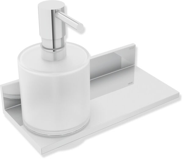 Cestino avec distributeur de savon ou de d&eacute;sinfectant Hewi 900Q Chrom&eacute; image number 0