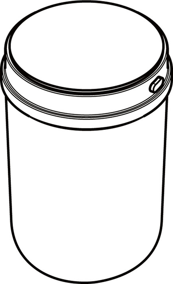 Contenitore per dispenser di lozioni Axor Universal Circular (94439000) image number 0
