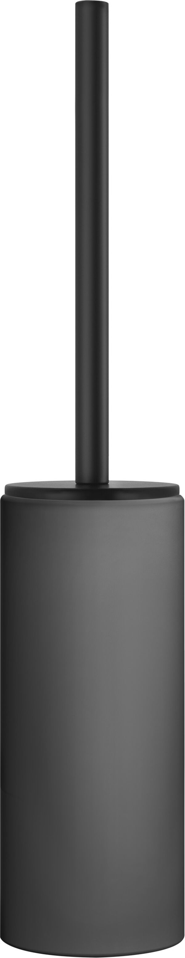 Klosettbürstenhalter Gessi Anello, Behälter Glas schwarz matt, Standmodell image number 0