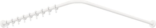 Astra per tende da doccia Hewi 900 Bianco opaco
