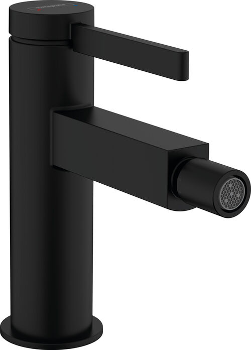 Miscelatore per bidet Hansgrohe Finoris Nero opaco