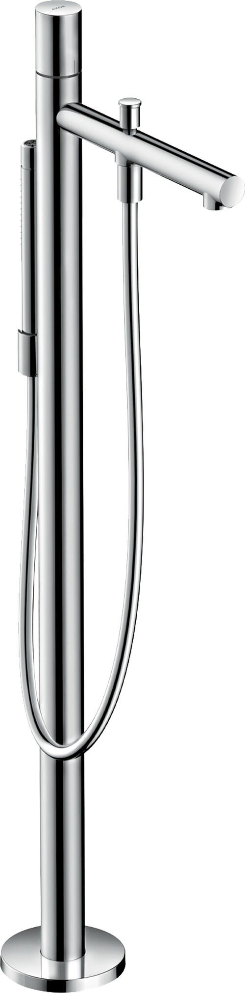 Bademischer Axor Uno Zero - Stand edelstahloptik