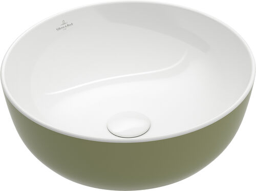 Lavabo &agrave; poser Villeroy & Boch Artis Sage green