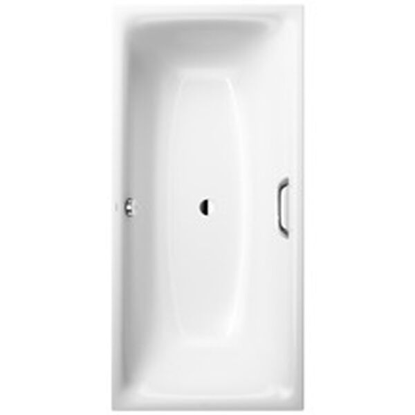 Baignoire Kaldewei Silenio-poign&eacute;e 180 x 80 cm Blanc image number 0