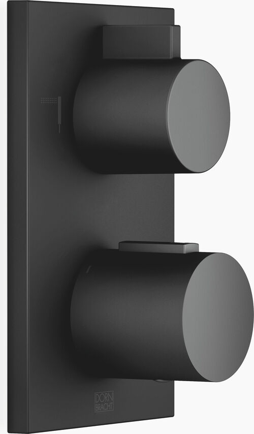 Thermostat-Endmontageset Dornbracht schwarz matt