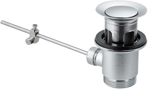 Ablaufventil mit Ventilstopfen Laufen Verchromt