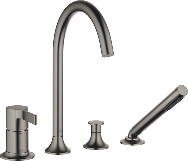 Wannenf&uuml;llbatterie Dornbracht Vaia 4-Loch Dark platinum matt image number 0