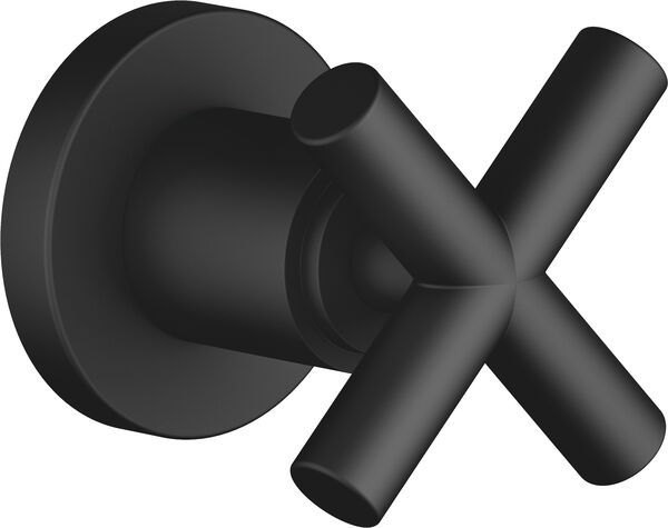 Absperrventil-Griffset Dornbracht Tara. &frac34;" Schwarz matt image number 0
