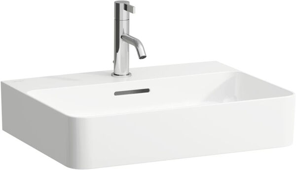Lavabo d'appoggio Val 55 x 42 cm, altezza 11,5 cm con troppopieno con foro image number 0