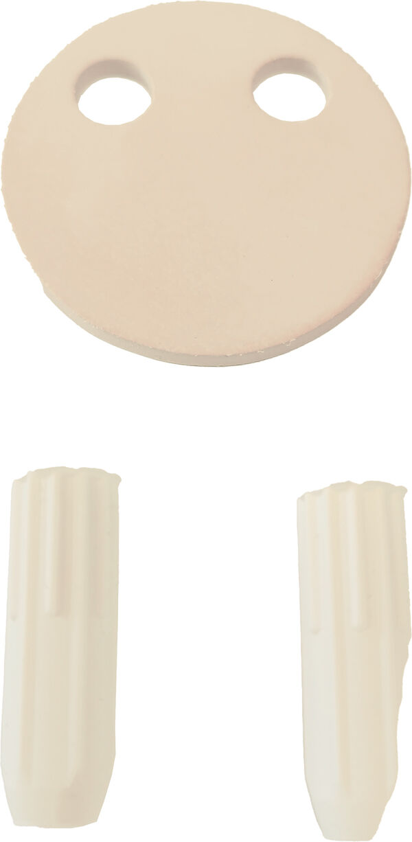 Set d'insolazione fonica ISO, ranelle 3 mm 2 supporti in gomma, per portasapone a cestino, anello image number 0