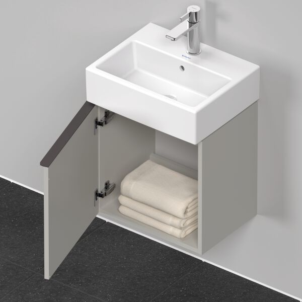 Meuble sous-lavabo Duravit D-Neo Gris b&eacute;ton mat image number 3