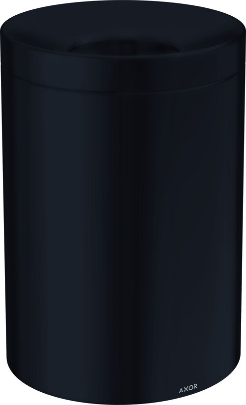 Abfalleimer Axor Universal Circular schwarz matt
