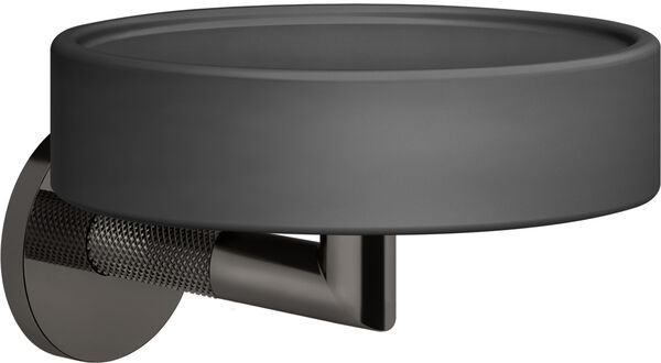 Seifenhalter Gessi Anello, Seifenablage schwarz matt, Wandmodell, Rosette rund image number 0