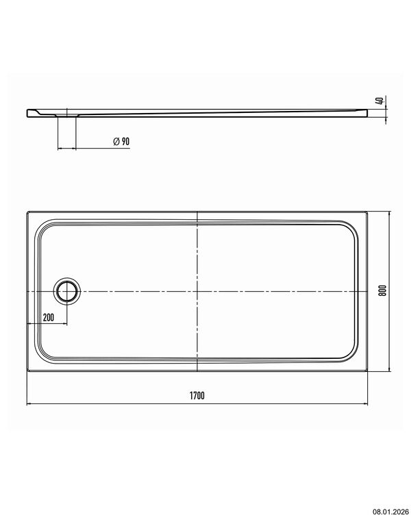 Receveur de douche Kaldewei Cayonoplan Blanc mat Standard image number 3