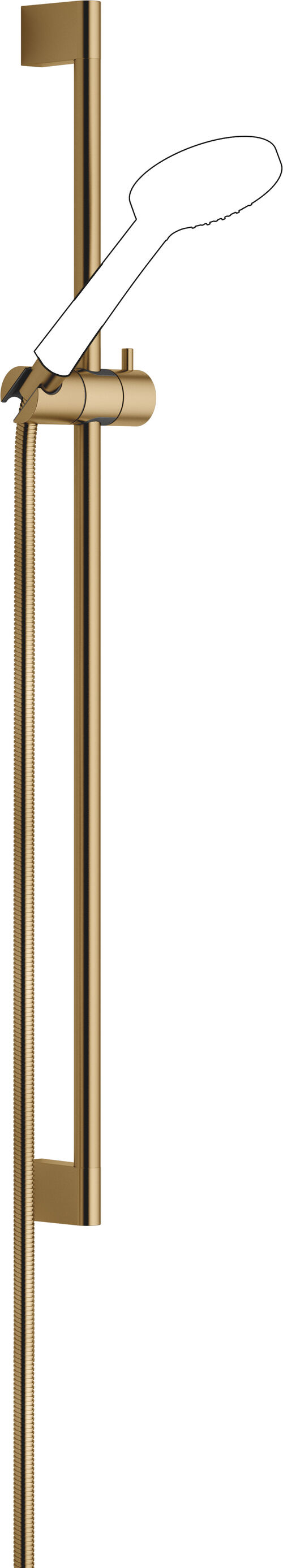 Garniture de douche Dornbracht Dark brass bross&eacute;