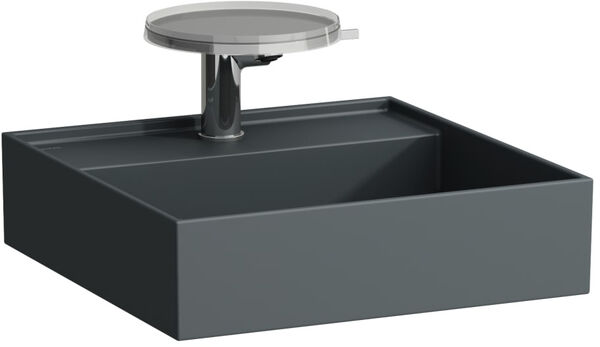 Auflegewandbecken Laufen Kartell 46 x 46 cm Graphit matt image number 0