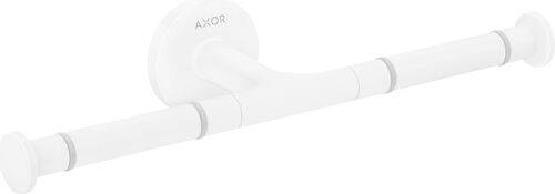 Papierhalter doppelt Axor Universal Circular Weiss matt