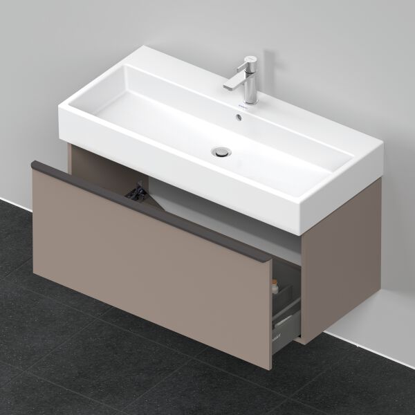 Armadio sottolavabo Duravit D-Neo basalto opaco image number 3