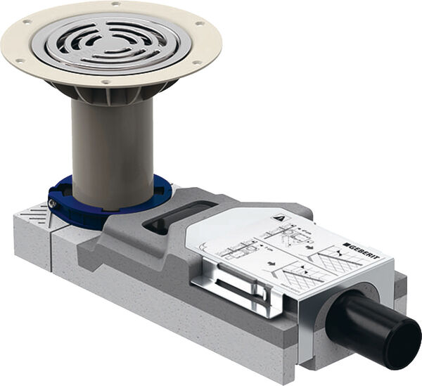 Bodenablauf Geberit für bodenebene Duschen, für Vinyl (PVC) Beläge image number 0