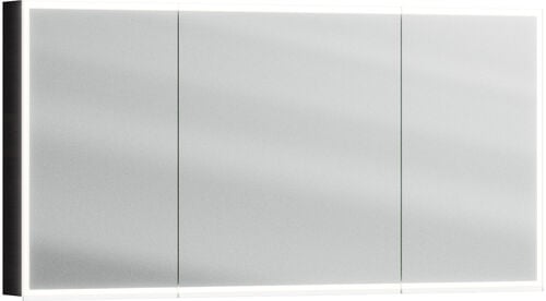 Armoire de toilette Alterna luuna LED plus avec &eacute;clairage inf&eacute;rieur/sup&eacute;rieur Abano esh anthrazit Couleur de lumi&egrave;re r&eacute;glable en continu 2700-6500 K