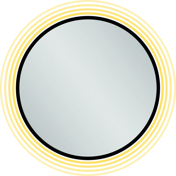 Lichtspiegel Euraspiegel Nelio LED schwarz matt Lichtfarbe Neutralweiss 4000 K image number 0