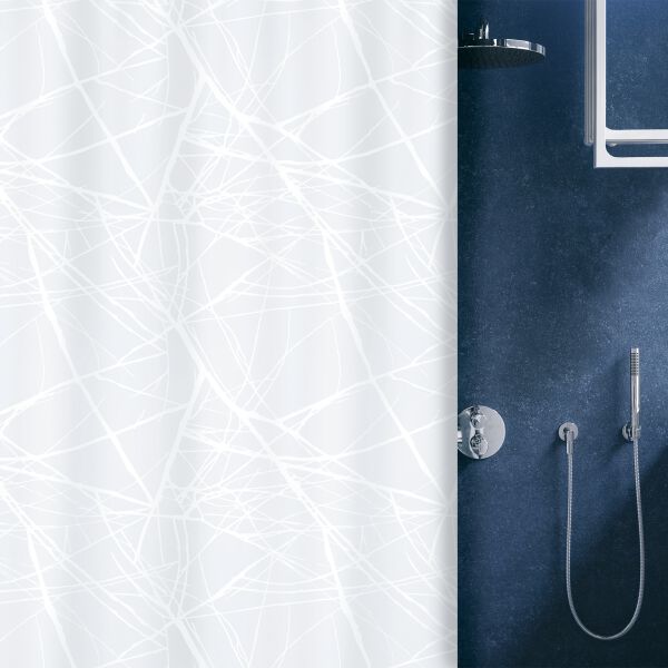 Rideau de douche Spirella blanc image number 1