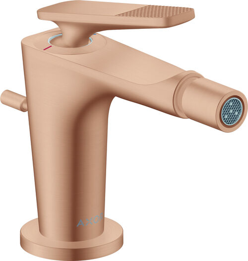 Mélangeur de bidet Axor Citterio C Brushed red gold Cubit cut