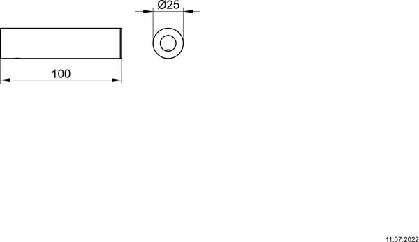 Porte-papier de r&eacute;serve Keuco Collection Reva Noir mat image number 1