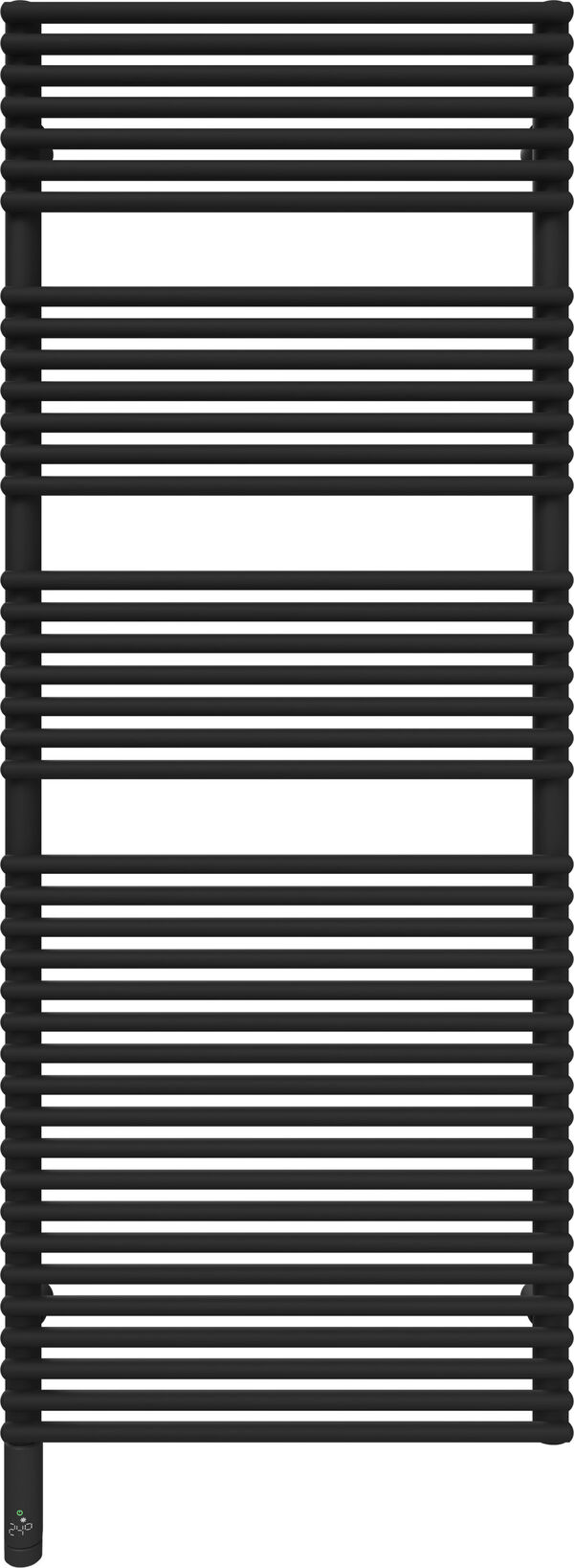 Radiateur de bain Alterna pali Noir mat résistance électrique à gauche image number 0